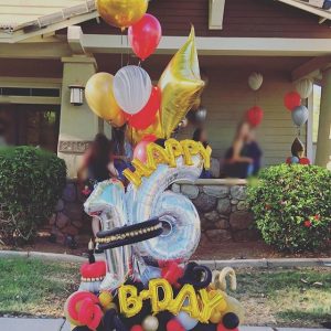Sweet Sixteen Mashup Balloon Decorations Yard Art