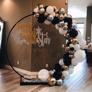 Balloon Organic Circle Photo Frame Az