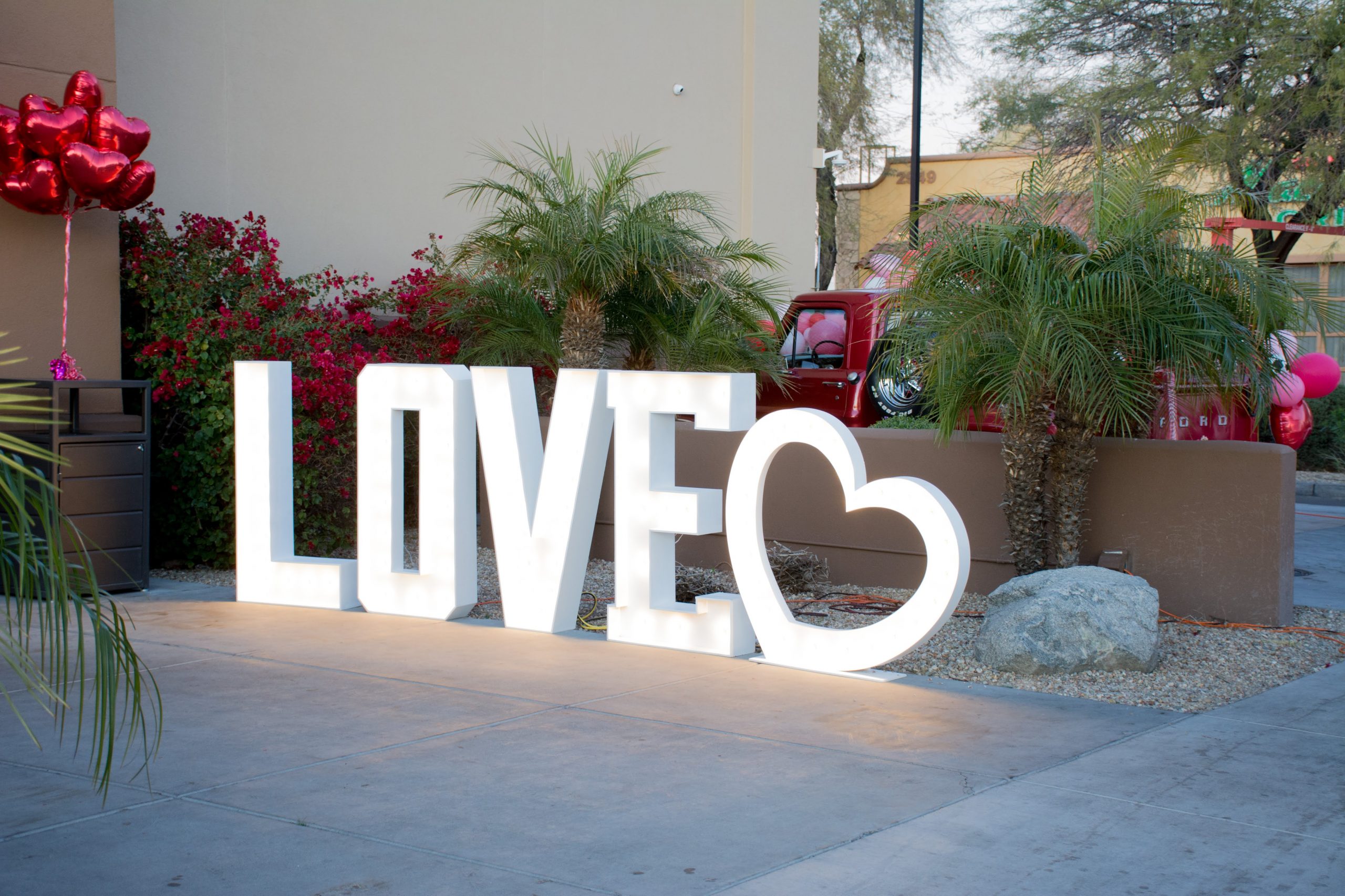 Lighted Marquee LOVE for Weddings