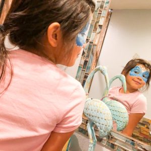 Girl in mirror Facepaint